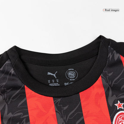 Conjunto Infantil Completo AC Milan 2025/26 Primera Equipación Kids-Camisetas Pasion Shop