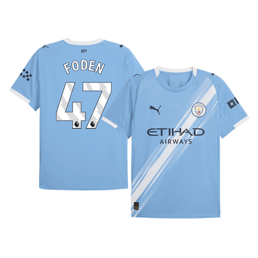 Camiseta FODEN #47 Manchester City 2025/26 Primera Equipación-Versión Hincha