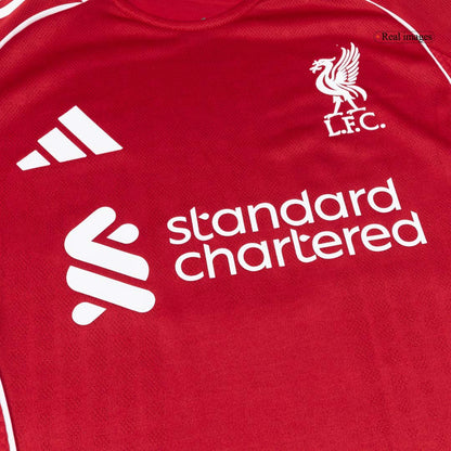 Camiseta Auténtica SZOBOSZLAI #8 Liverpool 2025/26 Primera Equipación -Versión Jugador