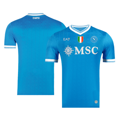 Camiseta Auténtica Napoli 2025/26 Primera Equipación-Versión Jugador-Camisetas Pasion Shop