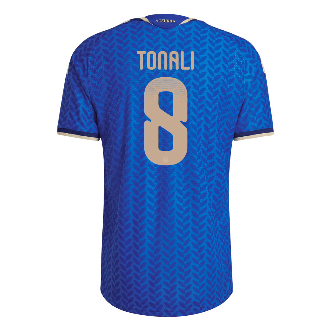 Camiseta Auténtica TONALI #8 Italy 2026 Primera Equipación Copa del Mundo -Versión Jugador