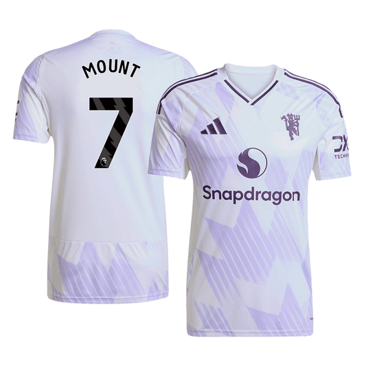 Camiseta MOUNT #7 Manchester United 2025/26 Segunda Equipación - Versión Hincha
