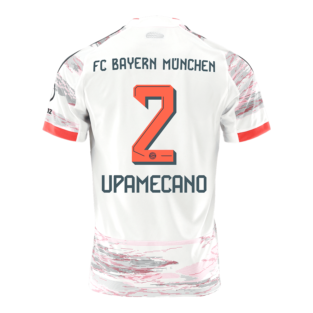 Camiseta UPAMECANO #2 Bayern Munich 2025/26 Segunda Equipación - Versión Hincha