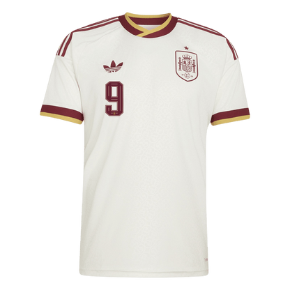 Camiseta GAVI #9 Spain 2026 Segunda Equipación Copa del Mundo - Versión Hincha