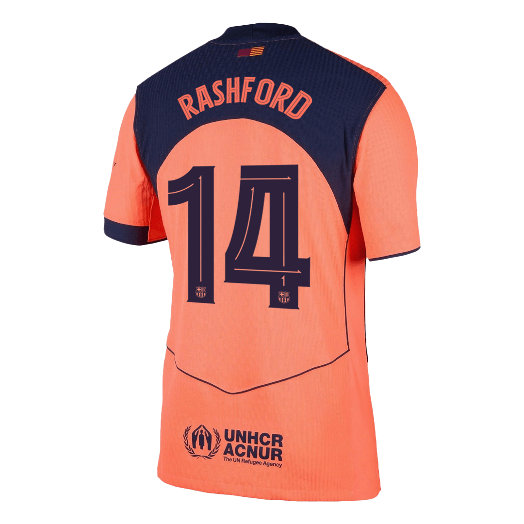 UCL Camiseta Auténtica RASHFORD #14 Barcelona 2025/26 Tercera Equipación -Versión Jugador-Camisetas Pasion Shop