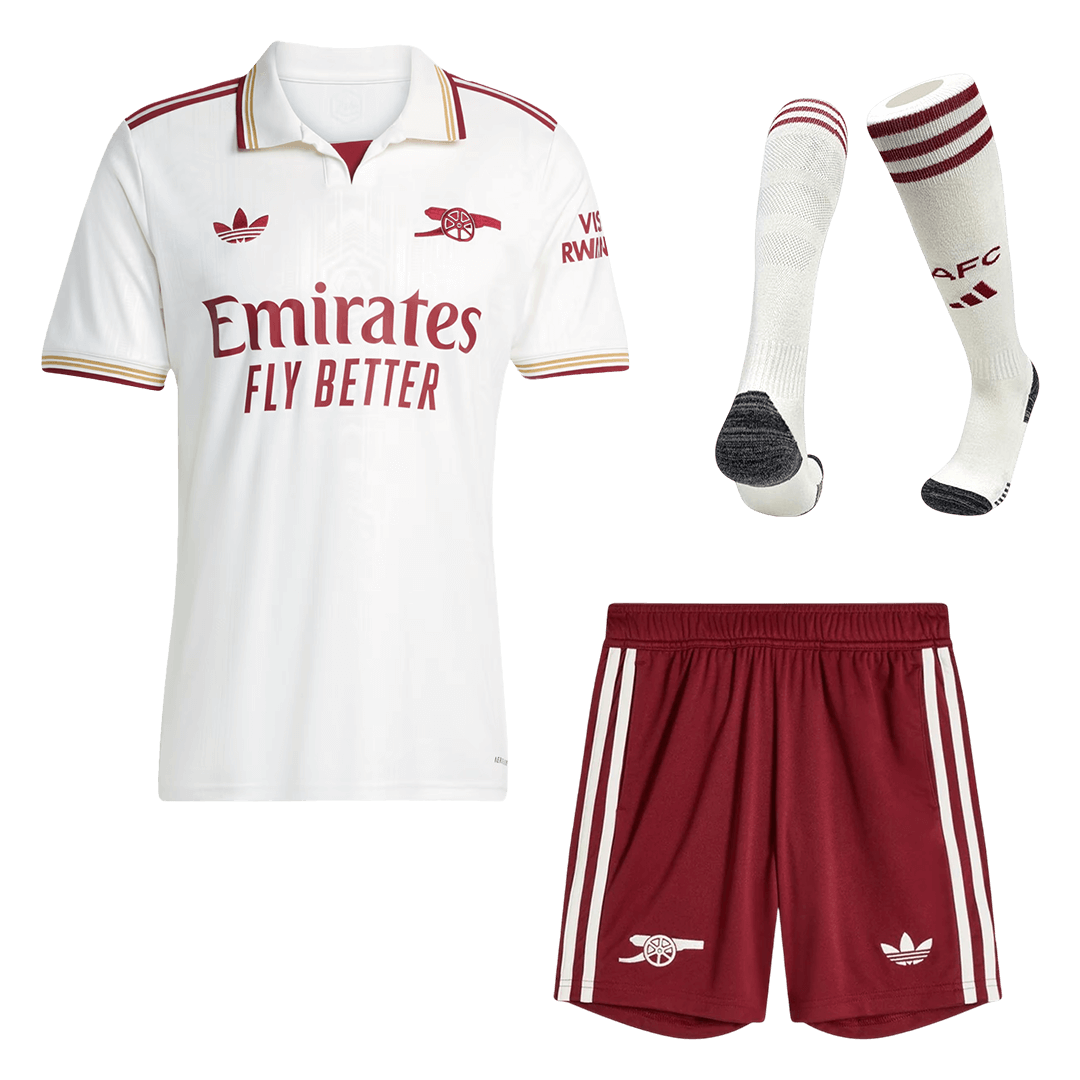 Conjunto Completo Arsenal 2025/26 Tercera Equipación