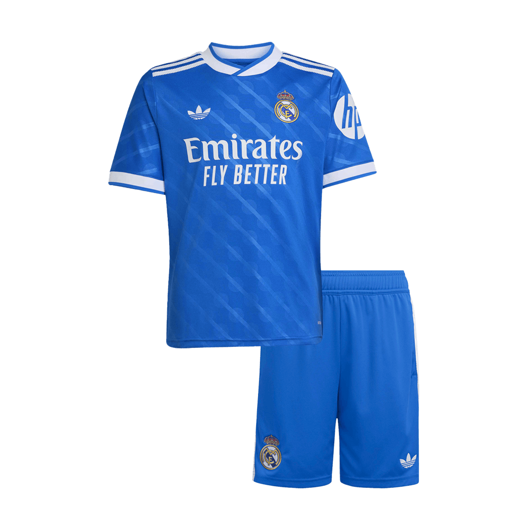 Conjunto Infantil Real Madrid 2025/26 Tercera Equipación-Camisetas Pasion Shop