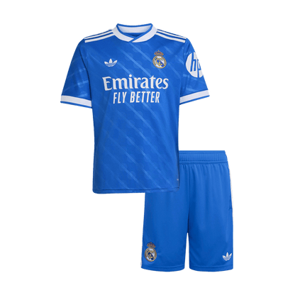 Conjunto Infantil Real Madrid 2025/26 Tercera Equipación-Camisetas Pasion Shop