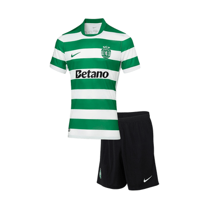 Conjunto Infantil Sporting CP 2025/26 Primera Equipación