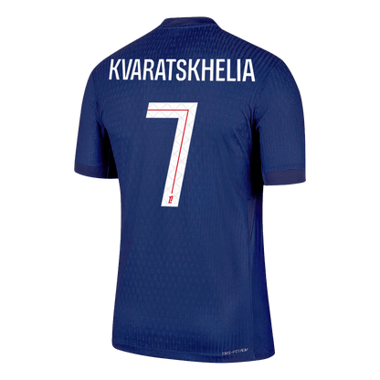 Camiseta Auténtica KVARATSKHELIA #7 PSG 2025/26 Primera Equipación-Versión Jugador