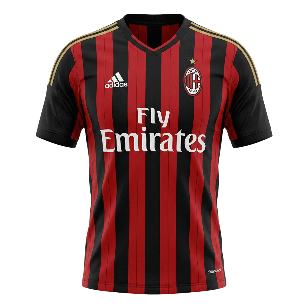 Retro 2013/14 AC Milan Primera Equipación