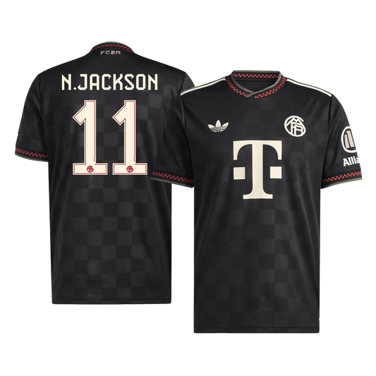 Camiseta N.JACKSON #11 Bayern Munich 2025/26 Tercera Equipación - Versión Hincha