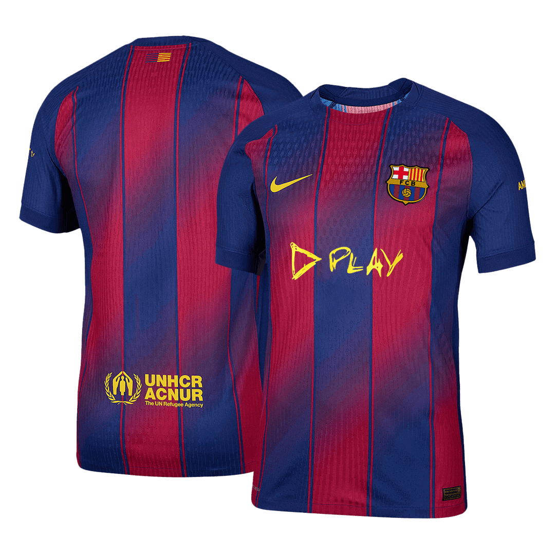 Camiseta Auténtica Barcelona 2025/26 Primera Equipación -Versión Jugador