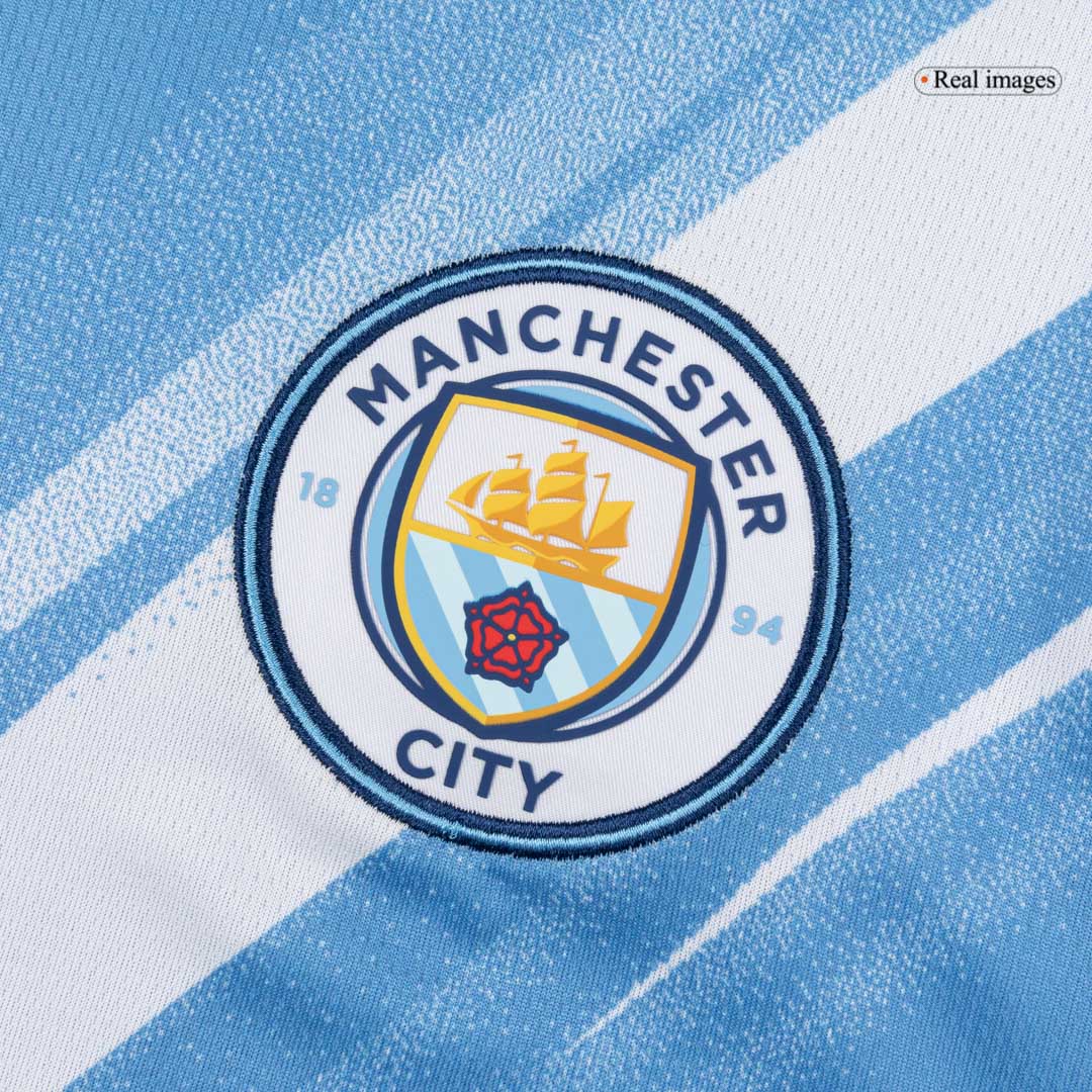 Calidad Premium Camiseta CHERKI #10 Manchester City 2025/26 Primera Equipación -Versión Hincha