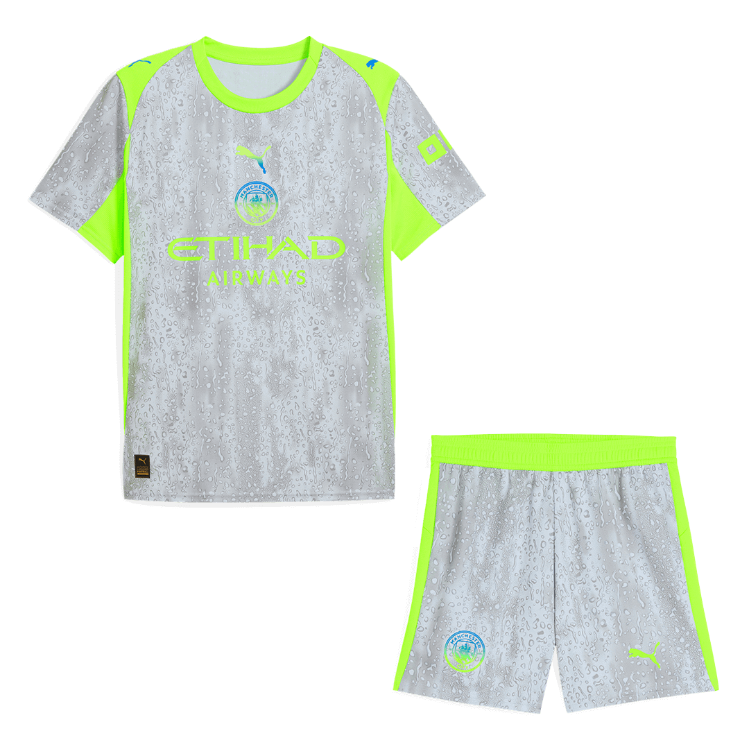 Conjunto Manchester City 
2025/26 Tercera Equipación