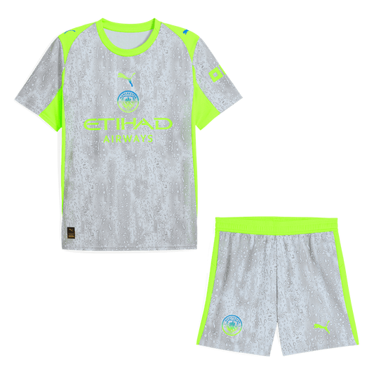 Conjunto Manchester City 
2025/26 Tercera Equipación