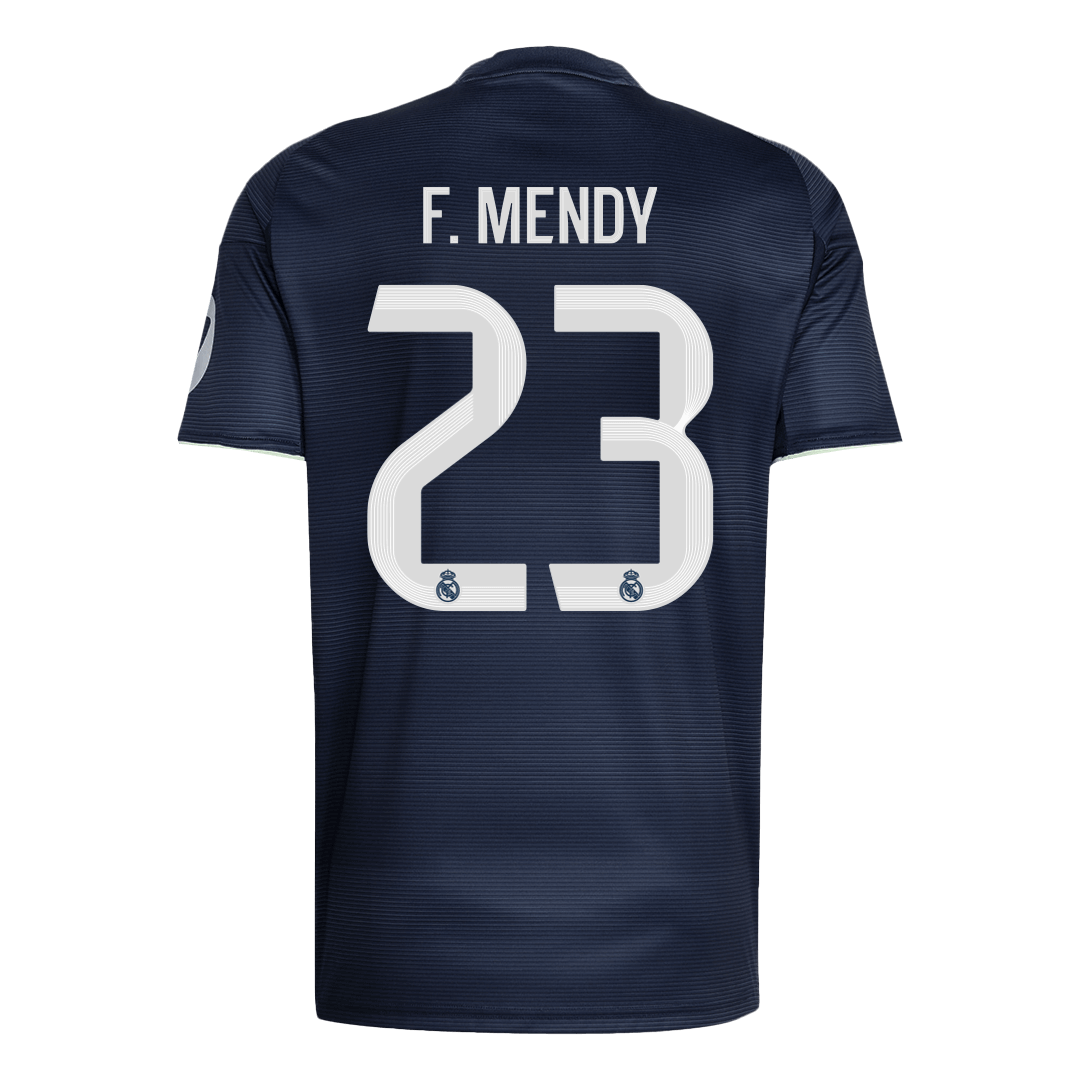 Calidad Premium Camiseta F.MENDY #23 Real Madrid 2025/26 Segunda Equipación - Versión Hincha