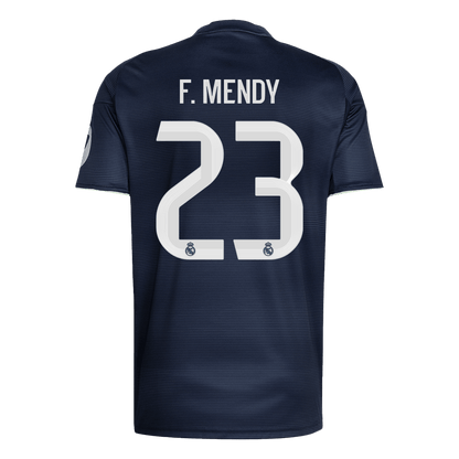 Calidad Premium Camiseta F.MENDY #23 Real Madrid 2025/26 Segunda Equipación - Versión Hincha