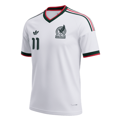 Camiseta S.GIMENEZ #11 Mexico 2026 Segunda Equipación Copa del Mundo - Versión Hincha