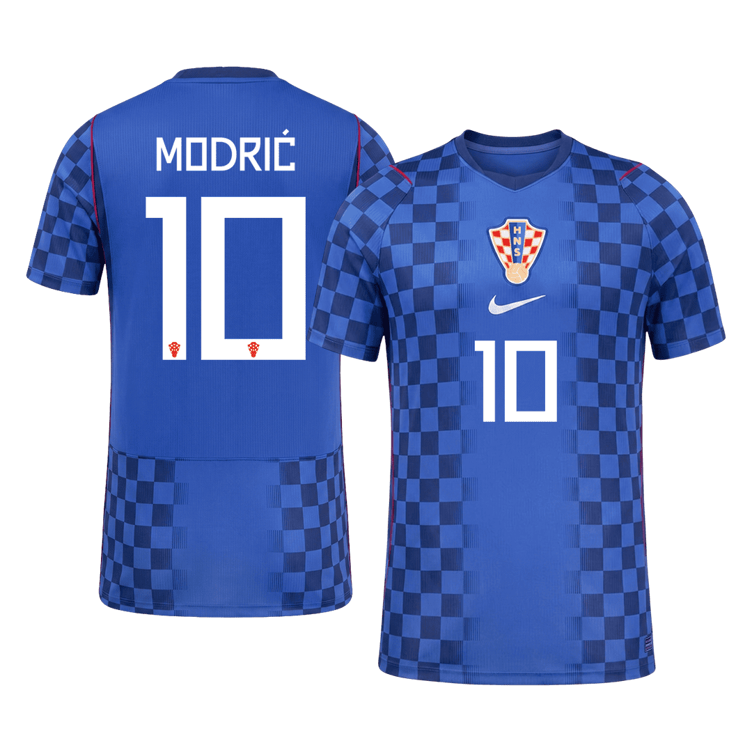 Camiseta MODRIĆ #10 Croatia 2026 Segunda Equipación Copa del Mundo - Versión Hincha