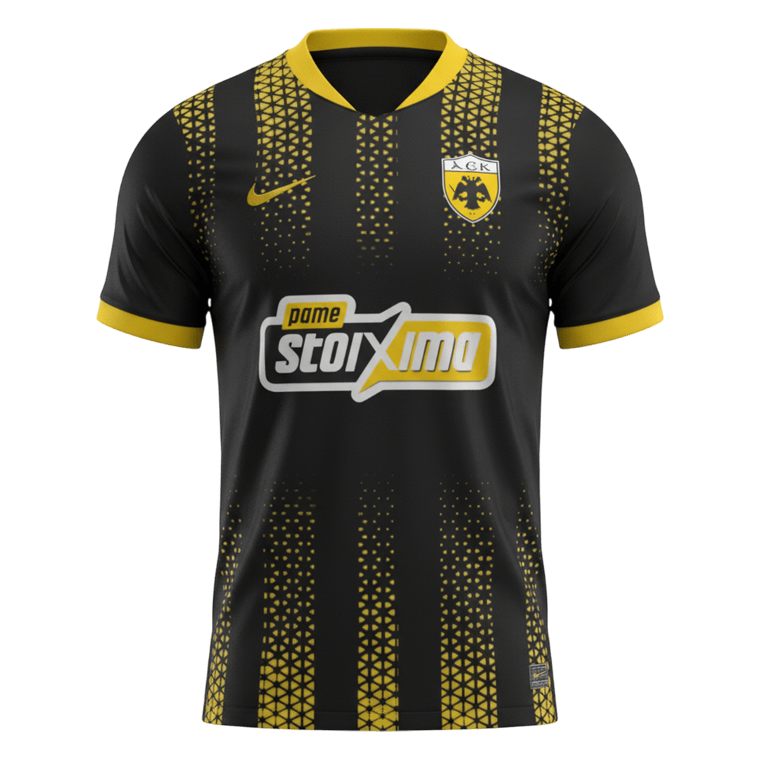 Camiseta AEK Athens 2025/26 Segunda Equipación - Versión Hincha