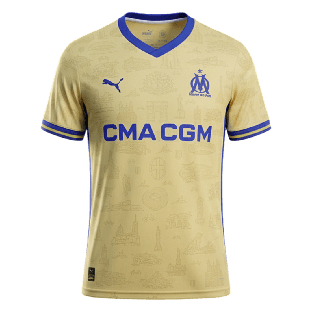 Camiseta Marseille 2025/26 Cuarta Equipación - Versión Hincha