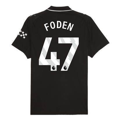 Camiseta Auténtica FODEN #47 Manchester City 2025/26 Segunda Equipación-Versión Jugador