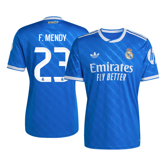 Camiseta F. MENDY #23 Real Madrid 2025/26 Tercera Equipación - Versión Hincha