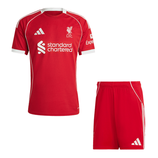 Conjunto Liverpool 
2025/26 Primera Equipación