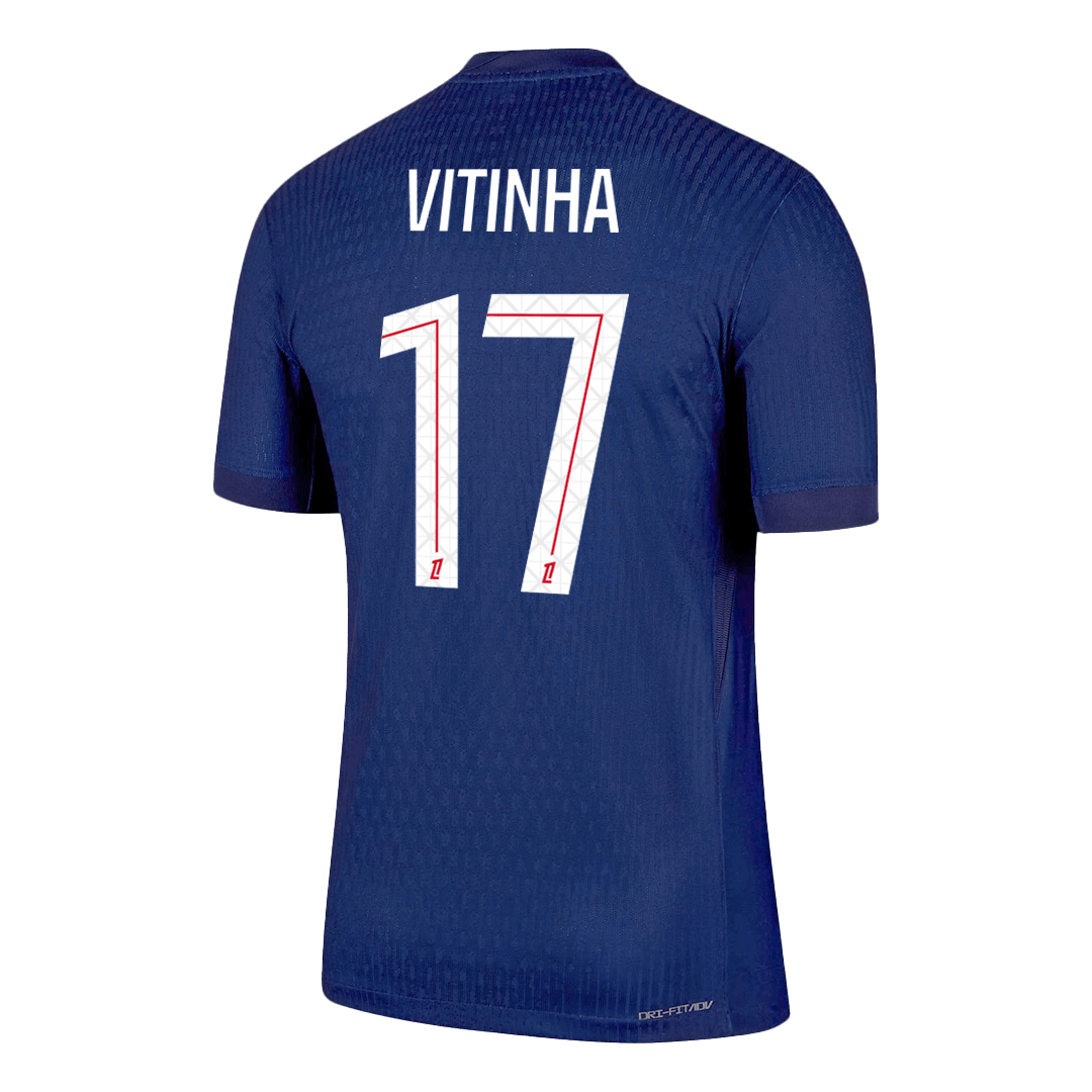 Camiseta Auténtica VITINHA #17 PSG 2025/26 Primera Equipación -Versión Jugador