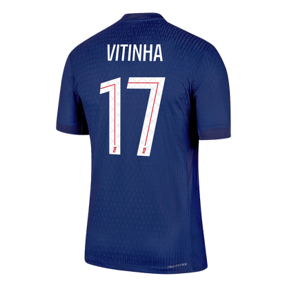 Camiseta Auténtica VITINHA #17 PSG 2025/26 Primera Equipación -Versión Jugador