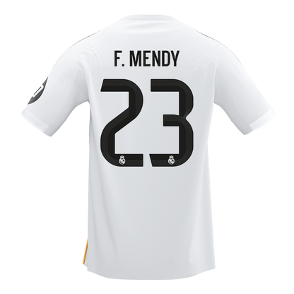 Calidad Premium Camiseta F.MENDY #23 Real Madrid 2025/26 Primera Equipación -Versión Hincha