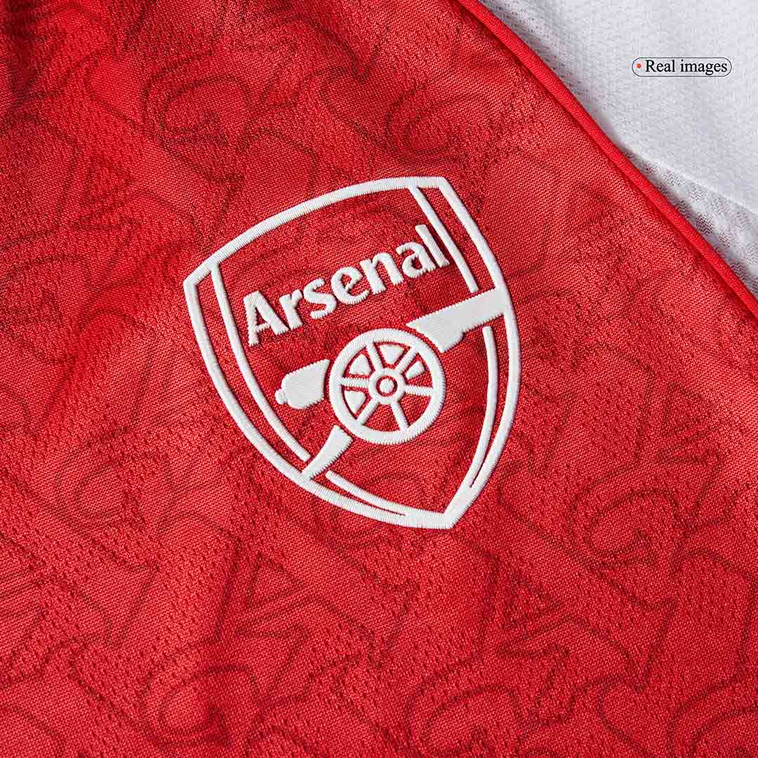 Camiseta Auténtica SALIBA #2 Arsenal 2025/26 Primera Equipación -Versión Jugador