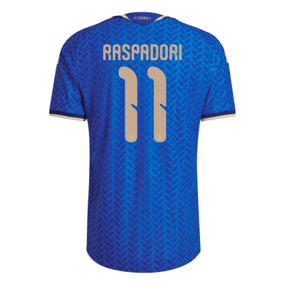 Camiseta Auténtica RASPADORI #11 Italy 2026 Primera Equipación Copa del Mundo -Versión Jugador