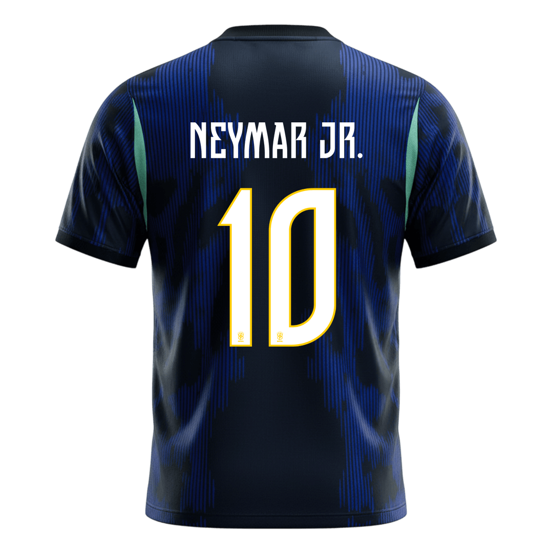 Camiseta NEYMAR JR. #10 Brazil 2026 Segunda Equipación Copa del Mundo - Versión Hincha