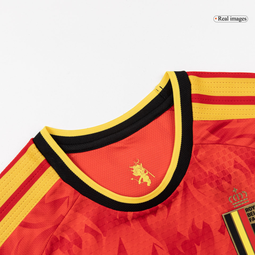 Camiseta Auténtica DE BRUYNE #7 Belgium 2026 Primera Equipación Copa del Mundo -Versión Jugador