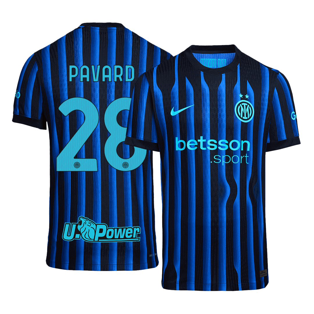 Camiseta Auténtica PAVARD #28 Inter Milan 2025/26 Primera Equipación -Versión Jugador