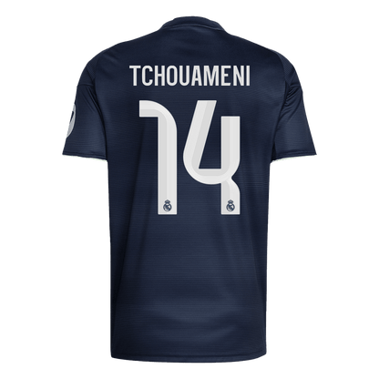 Calidad Premium Camiseta TCHOUAMENI #14 Real Madrid 2025/26 Segunda Equipación - Versión Hincha