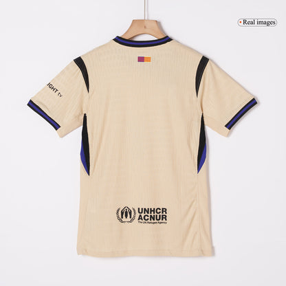 UCL Camiseta Auténtica LAMINE YAMAL #10 Barcelona 2025/26 Segunda Equipación-Versión Jugador