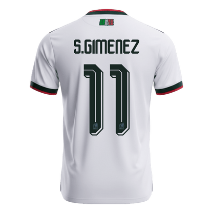 Camiseta S.GIMENEZ #11 Mexico 2026 Segunda Equipación Copa del Mundo - Versión Hincha