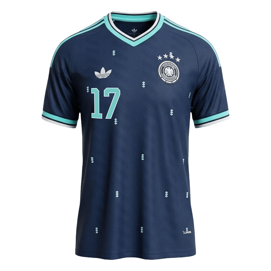 Camiseta WIRTZ #17 Germany 2026 Segunda Equipación Copa del Mundo - Versión Hincha
