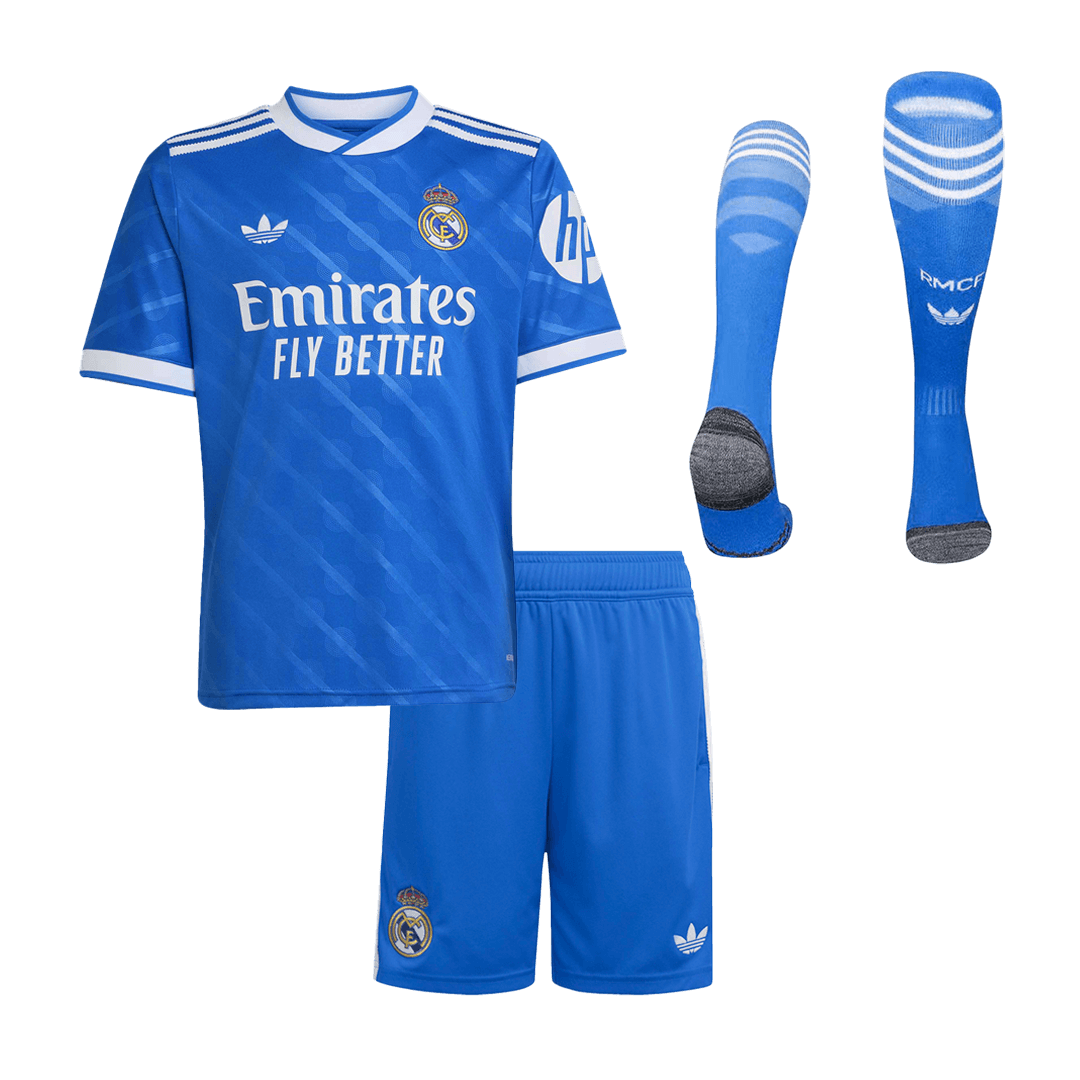 Conjunto Infantil Completo Real Madrid 2025/26 Tercera Equipación Kids