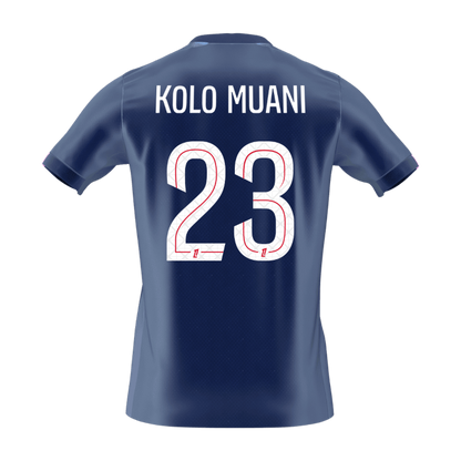 Calidad Premium Camiseta KOLO MUANI #23 PSG 2025/26 Primera Equipación -Versión Hincha