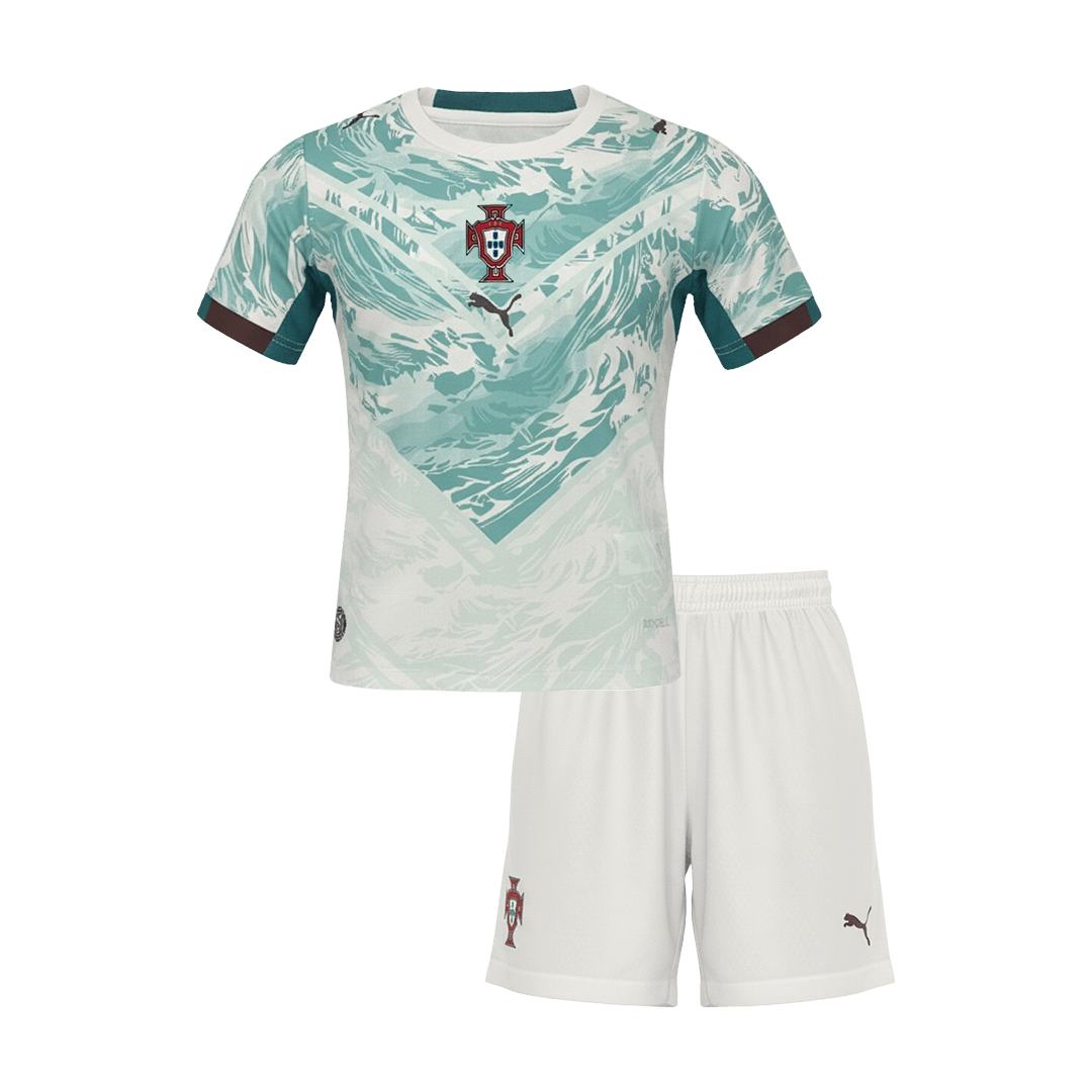 Conjunto Infantil Portugal 2026 Segunda Equipación Copa del Mundo