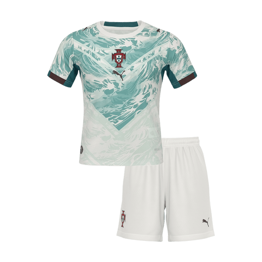 Conjunto Infantil Portugal 2026 Segunda Equipación Copa del Mundo