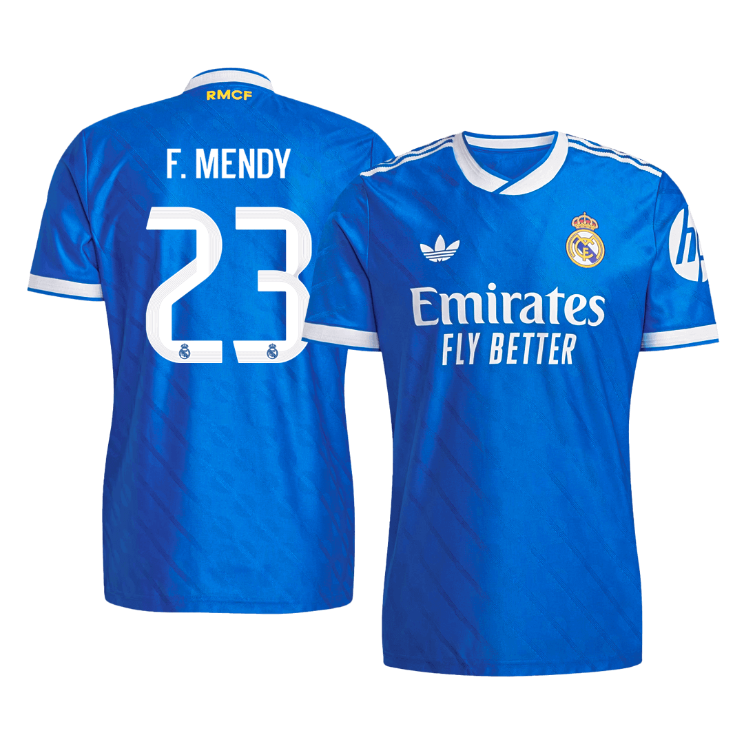 Camiseta Auténtica F. MENDY #23 Real Madrid 2025/26 Tercera Equipación -Versión Jugador