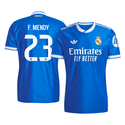Camiseta Auténtica F. MENDY #23 Real Madrid 2025/26 Tercera Equipación -Versión Jugador