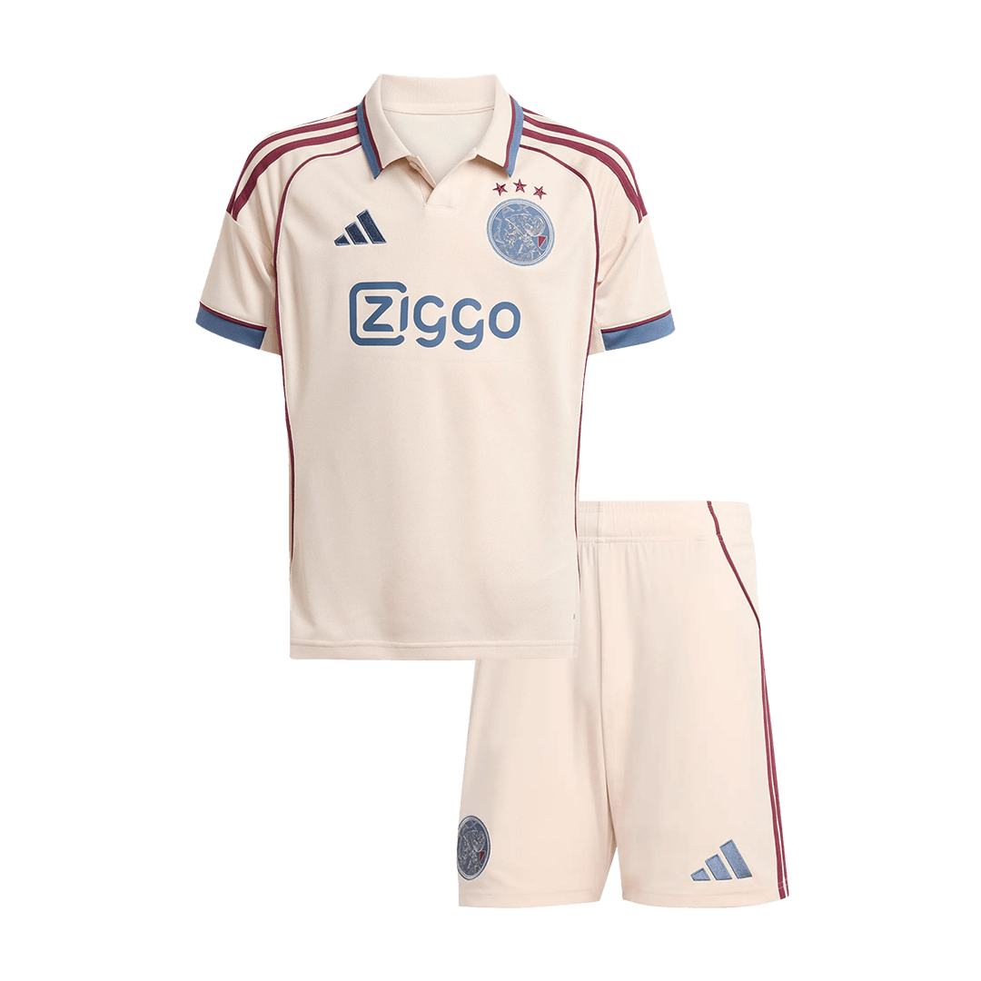 Conjunto Infantil Ajax 2025/26 Tercera Equipación