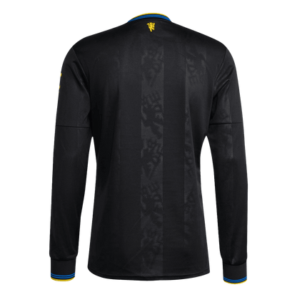 Camiseta Manga Larga Manchester United 2025/26 Tercera Equipación-Versión Hincha
