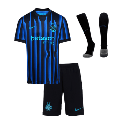 Conjunto Infantil Completo Inter Milan 2025/26 Primera Equipación-Camisetas Pasion Shop